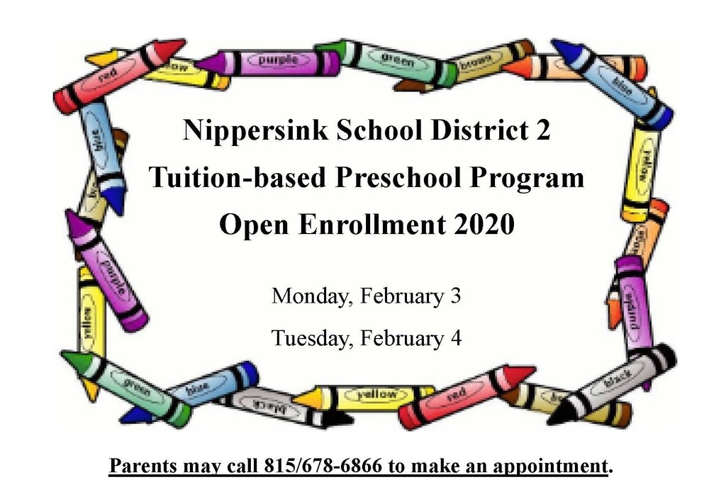 Preschool Program Open Enrollment