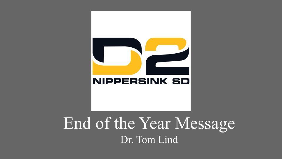 End of the Year Message
