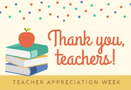 It's Teacher Appreciation Week