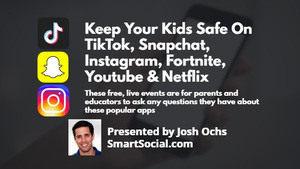 Free Webinars to Keep Kids Safe on Social Media